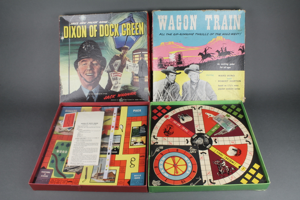 A 1958 Wagon Train game boxed, together with a Bell 8th October 2014
