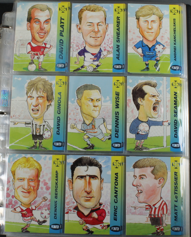 An album of Trade cards, Promatch Premier League 16th December 2015
