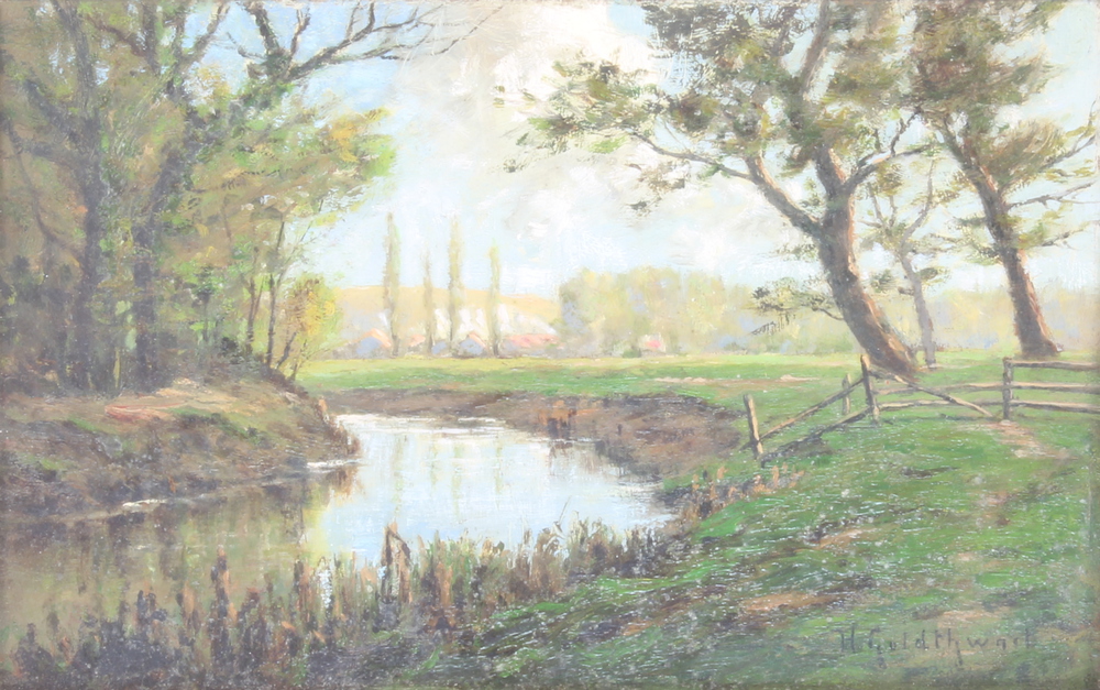 Harold Goldthwaite, (18691932) oil on board, signed, 14th June 2017