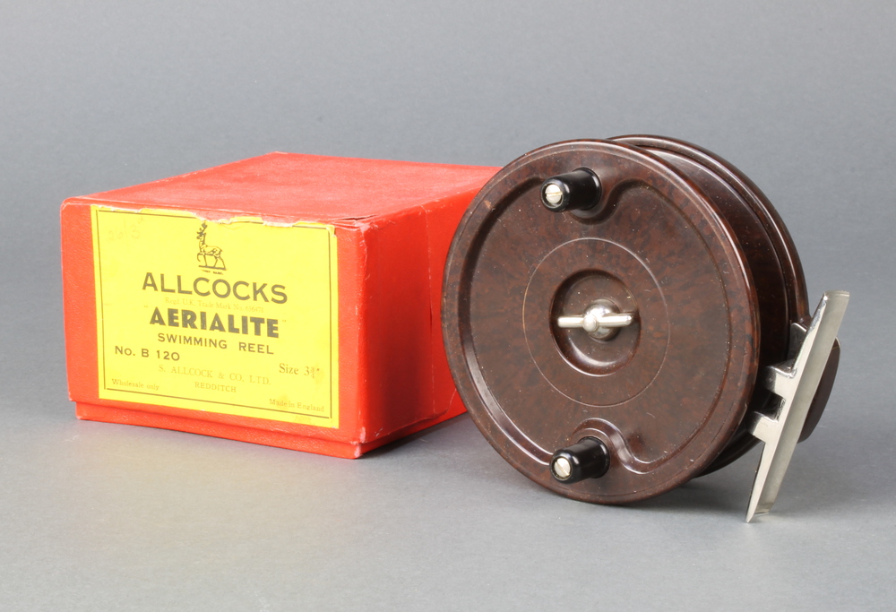 allcock aerialite fishing reel An Allcocks Aerialite swimming fishing reel (boxed) | 3rd January 2018
