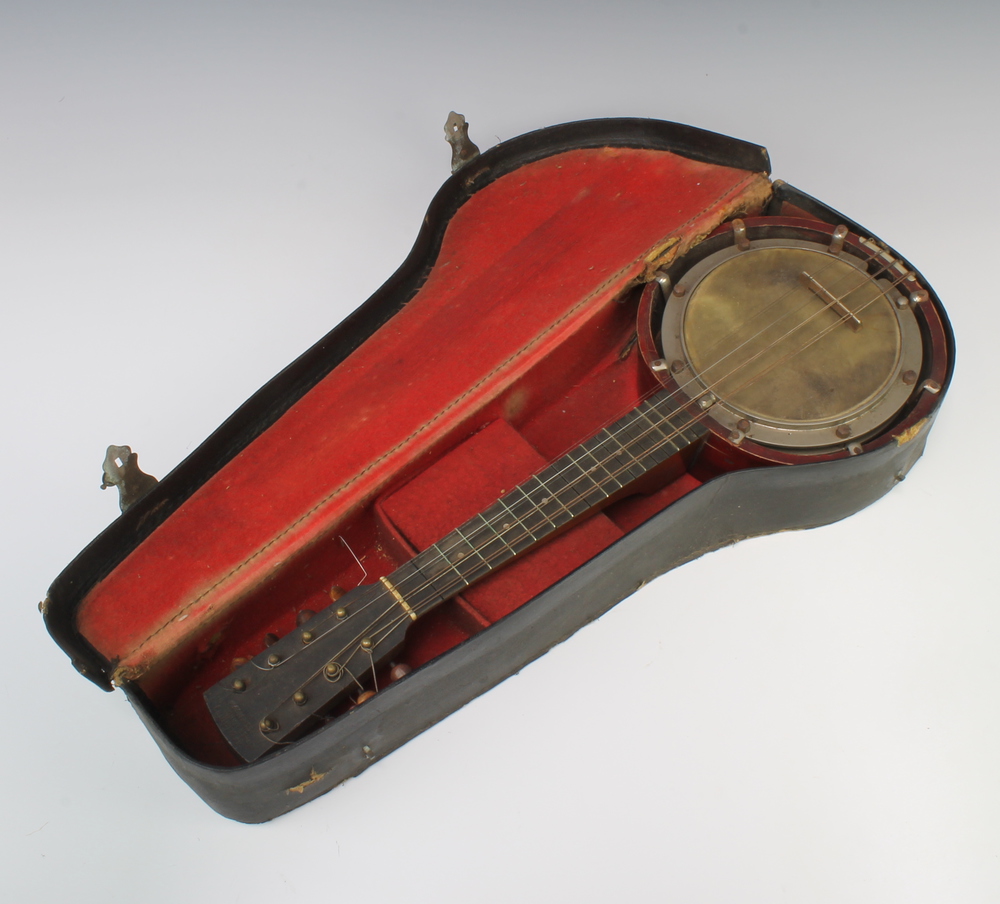 A Walliostro zither mandolin banjo complete with 15th August 2018