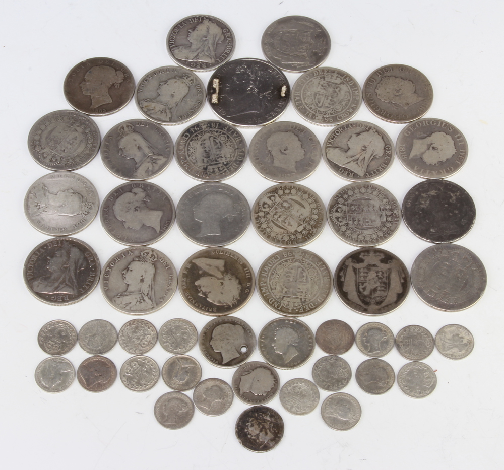 A quantity of Victorian and Georgian coins, 389 grams | 12th September