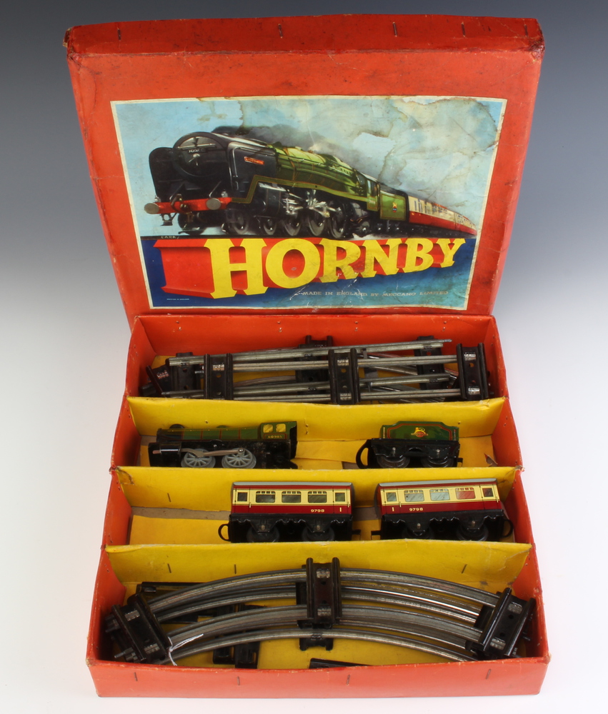 A Hornby O gauge passenger train set no.21 boxed 10th October 2018