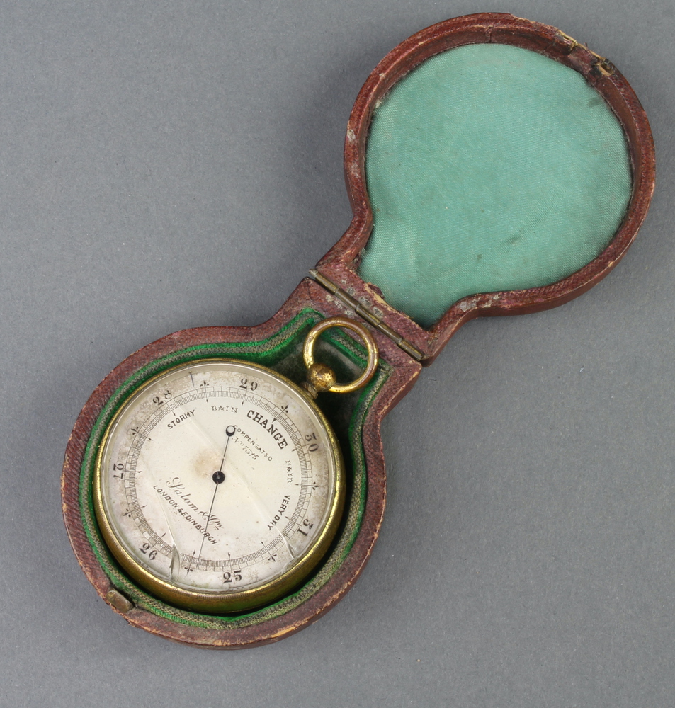 Ceylon & Co, a travelling barometer, the 4cm silvered 15th July 2021