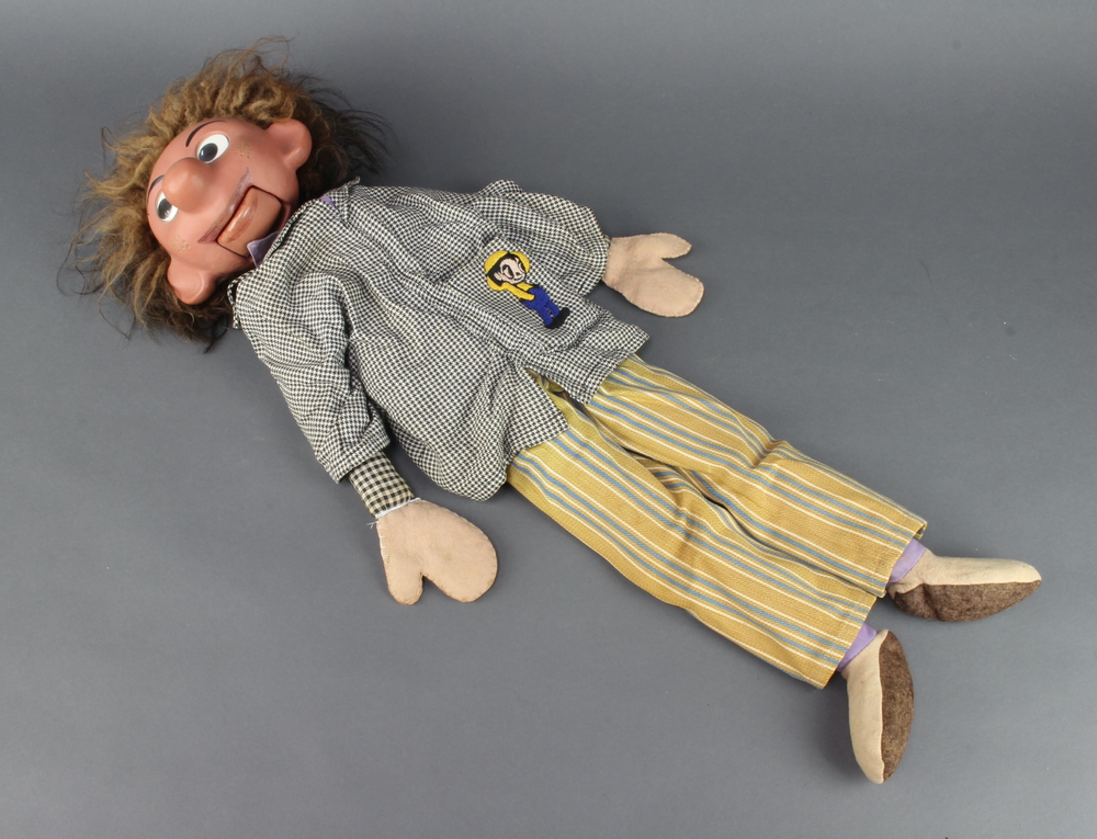 A Pelham ventriloquist's dummy 66cm h x 25cm w 12th August 2021 Denhams