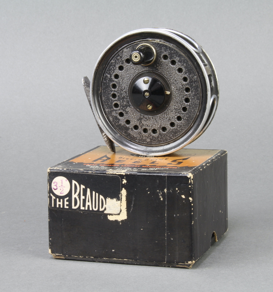 A J W Young "Beaudex" 3 1/2" trout fishing reel with 7th April 2022 Denhams