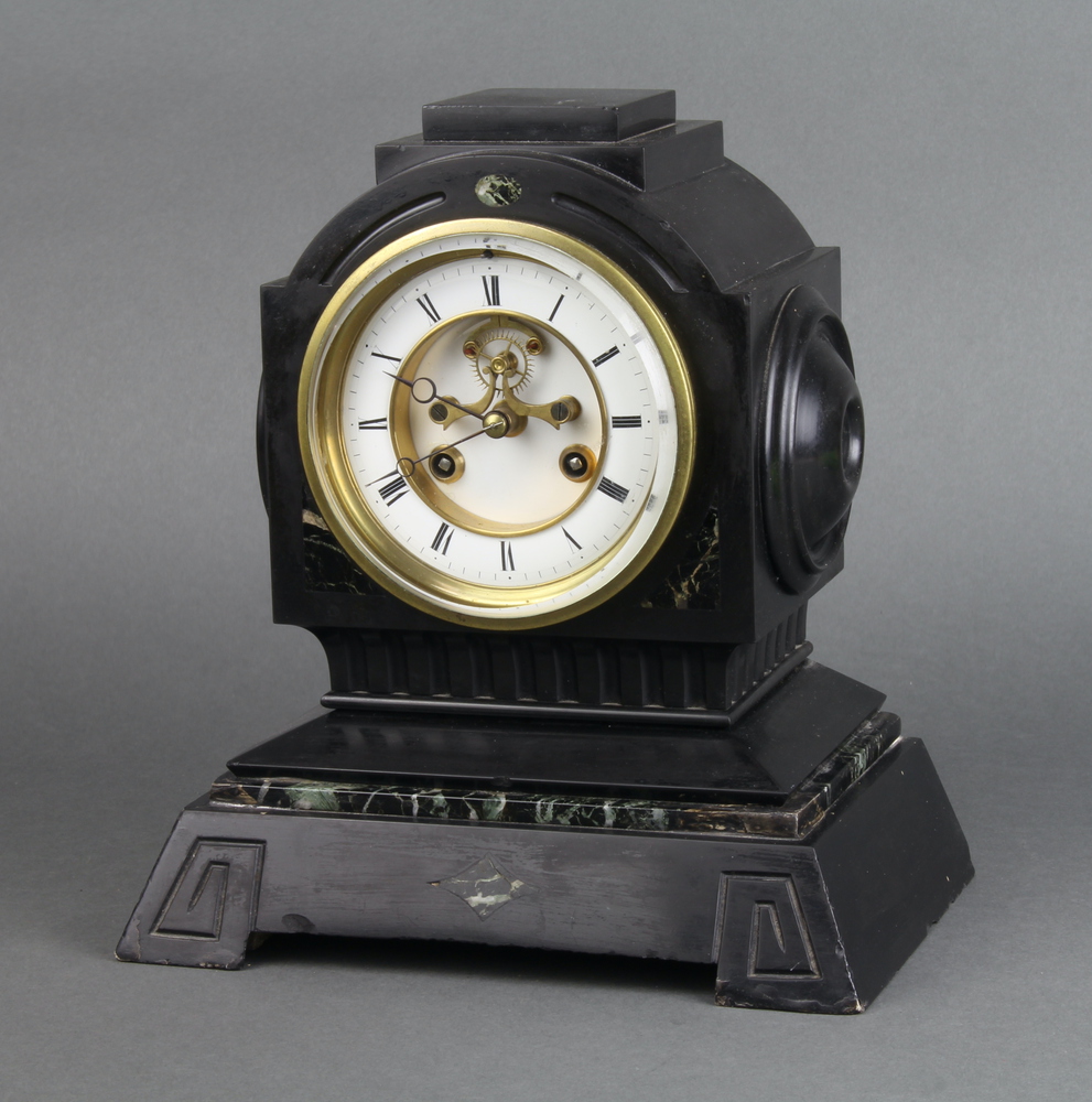 A Victorian 8 day striking mantel clock with Roman 7th April 2022
