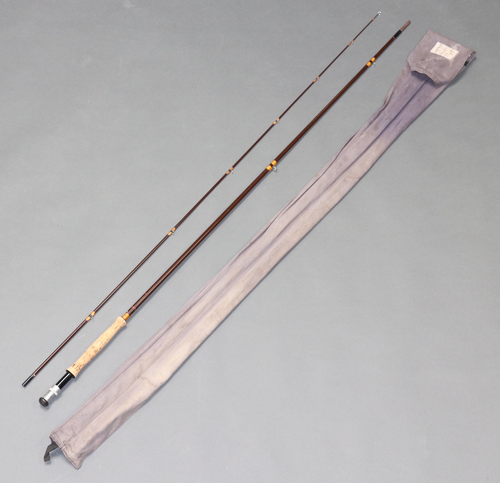 A Hardy jet 9' 7 line weight 2 piece fly fishing rod 4th May 2022