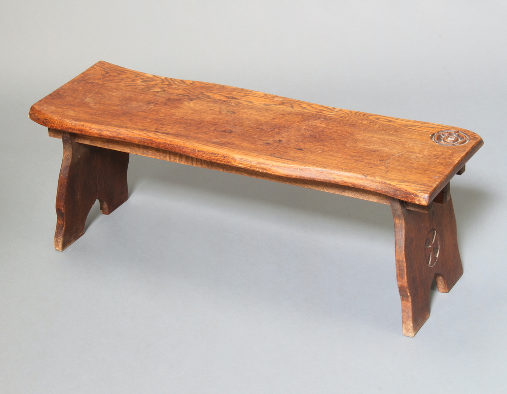 Harry Tonkin, a rectangular carved oak bench raised on 1st June 2022