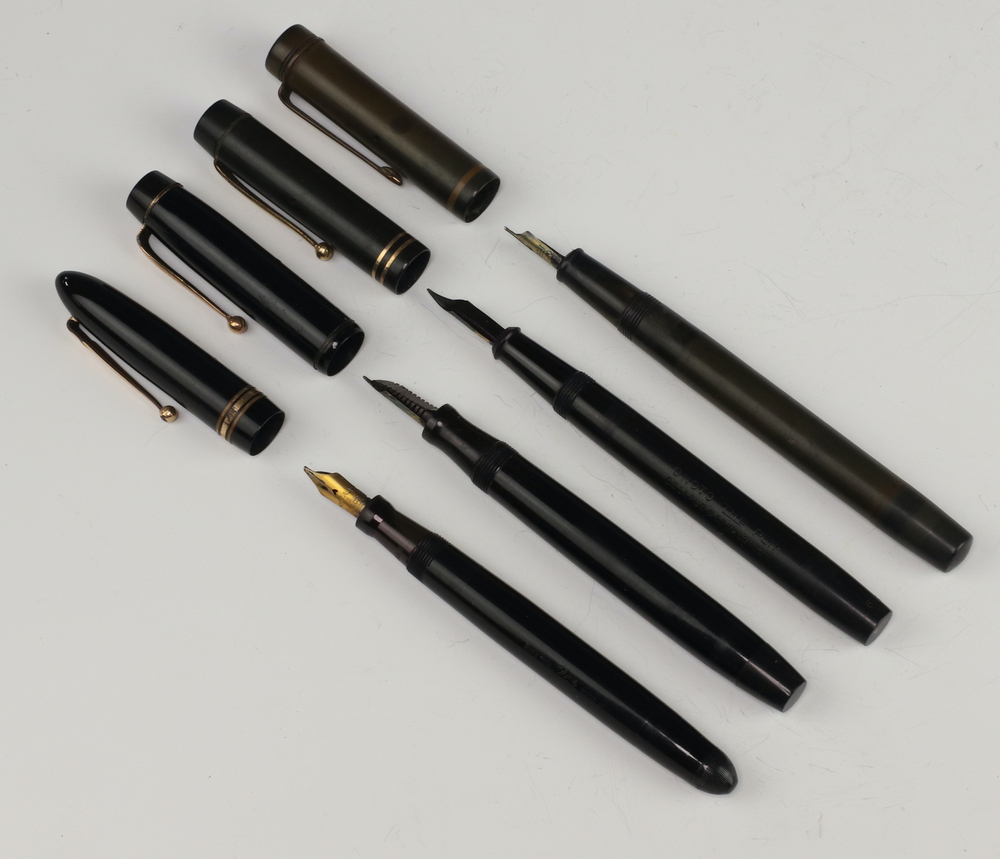 An Onoto fountain pen, a Parker Victory fountain pen, 15th June 2023