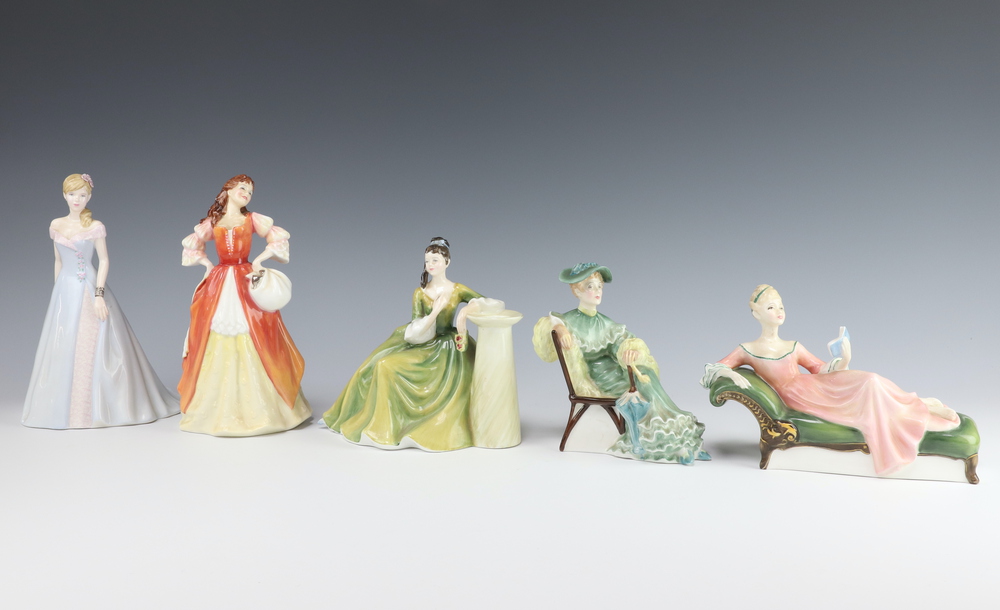 Five Royal Doulton figures Repose HN2272 20cm, 15th June 2023 Denhams