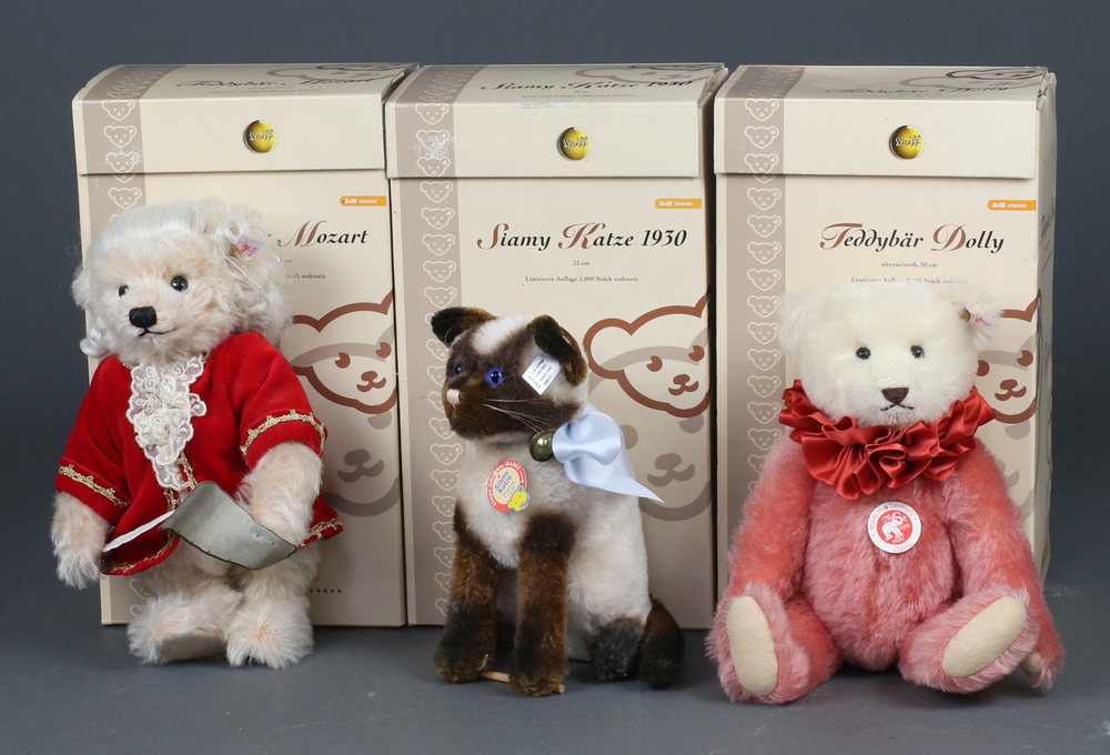 A Steiff limited edition Teddy Bear Mozart no.1287 of 1st November