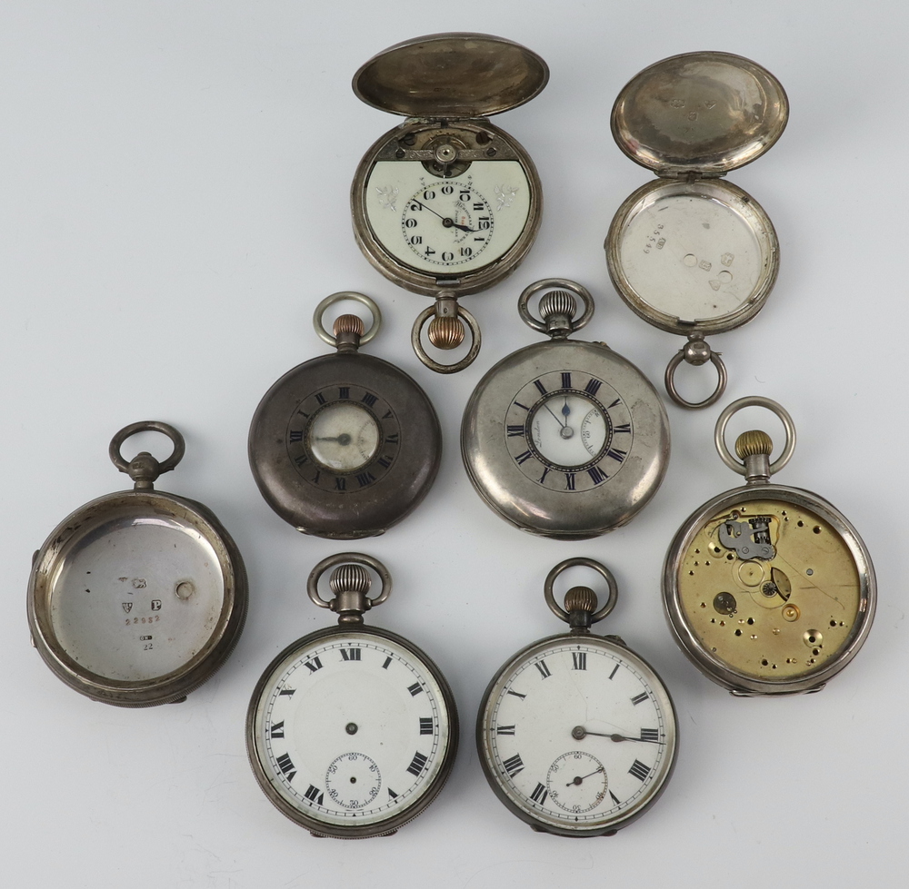 A Victorian silver pocket watch case Chester 1898 and 29th November