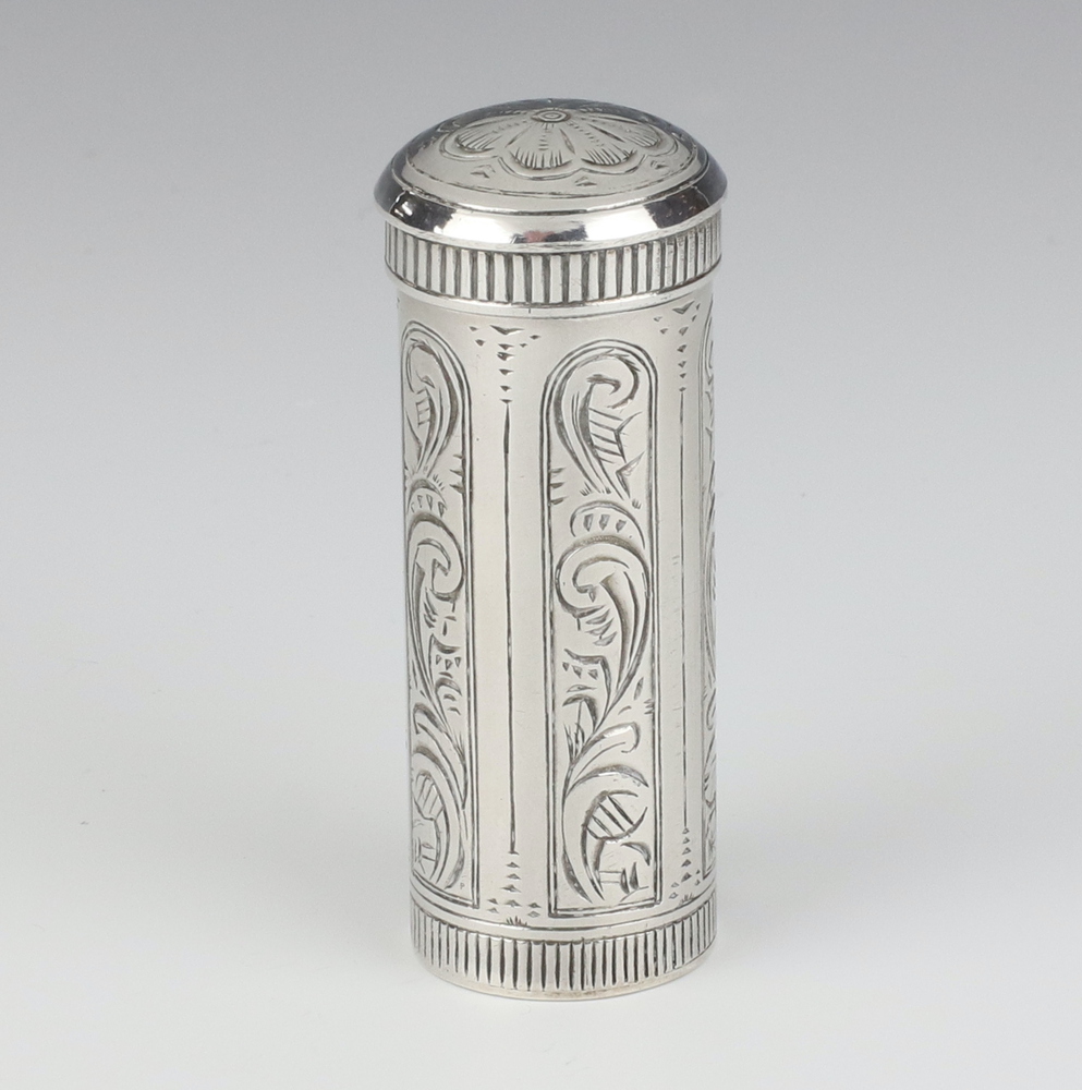 A 20th Century Dutch cylindrical silver nutmeg grater 17th April 2024