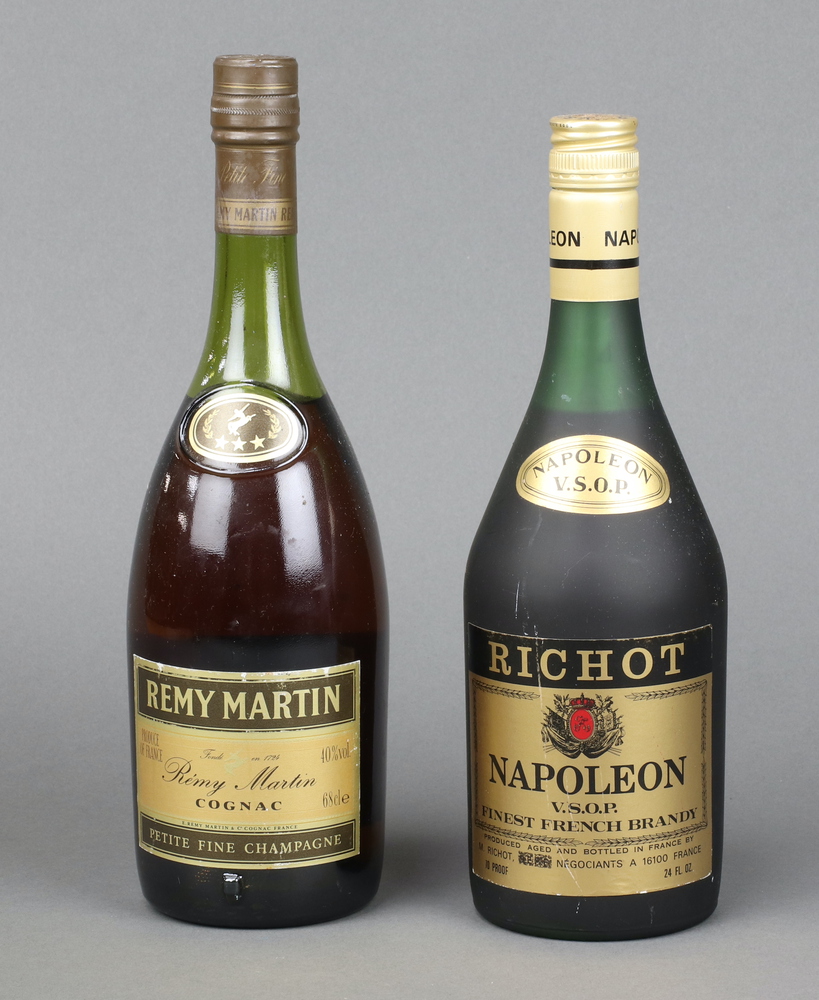 A 24 fl. oz bottle of Richot Napoleon Brandy together 17th April 2024