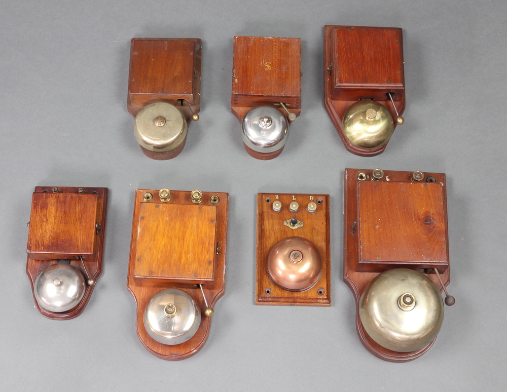 Seven various 19/20th Century electric internal bells 7th August 2024