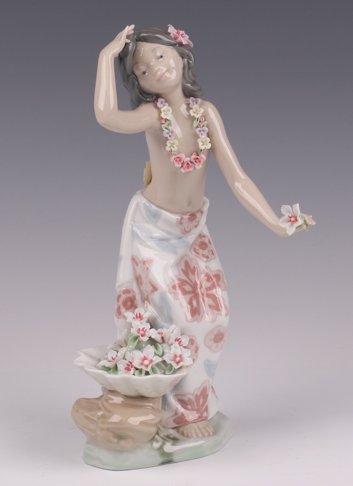 A Lladro figure group Aloha, Hawaiian Dancer 1478, | 19th November